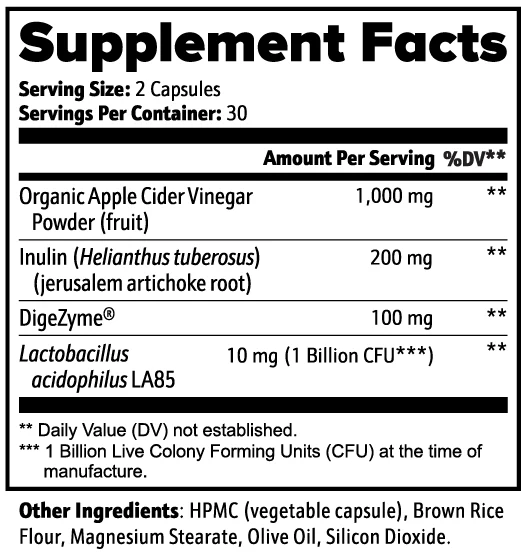 Apple Cider Vinegar Capsules by Project M - Image 2
