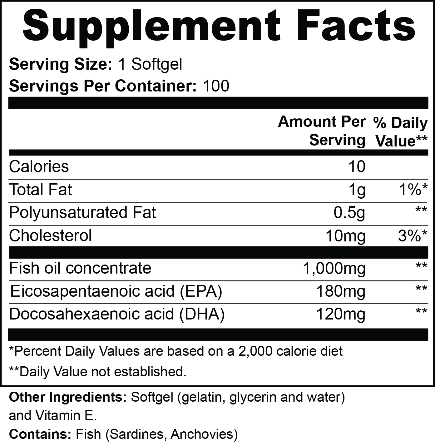 Omega-3 EPA + DHA Softgels by Project M - Image 2